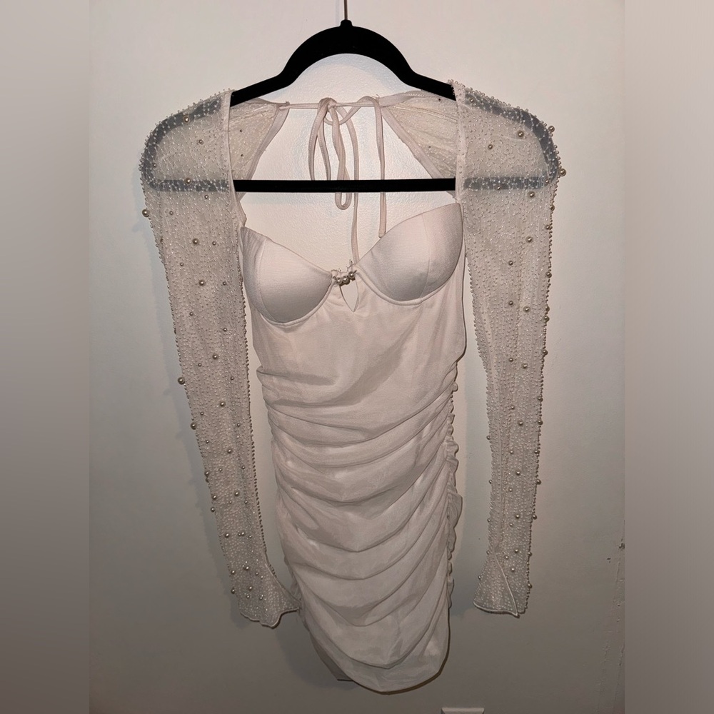 Oh Polly white mini dress